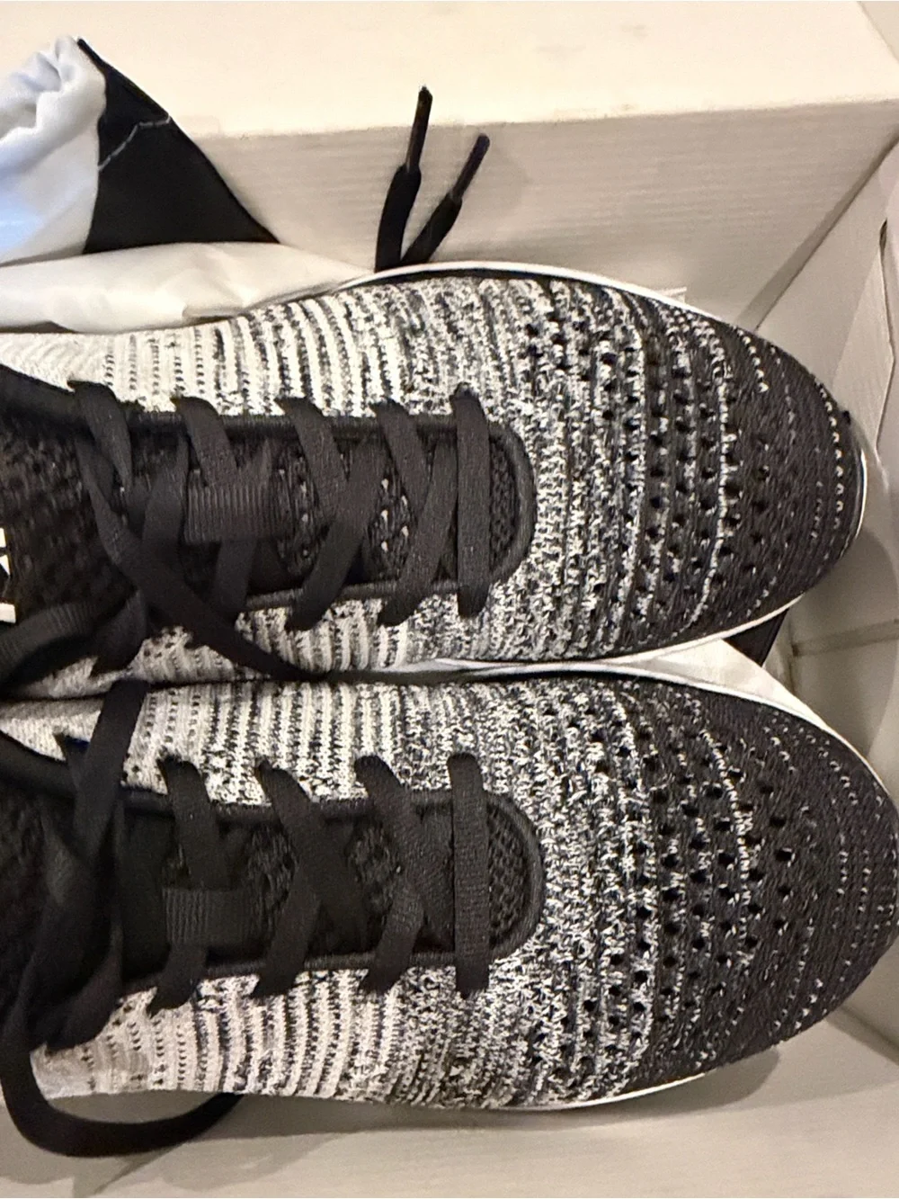 APL Womens TechLoom Pro Shoe Athletic Sneakers. Black, Grey & White .